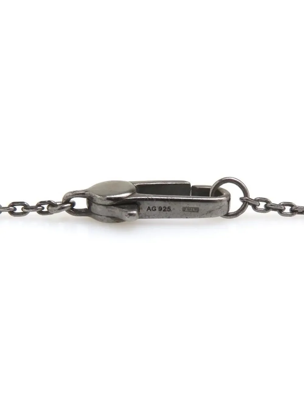 Auth Gucci Necklace Gunmetal Silver - #326253G13B
